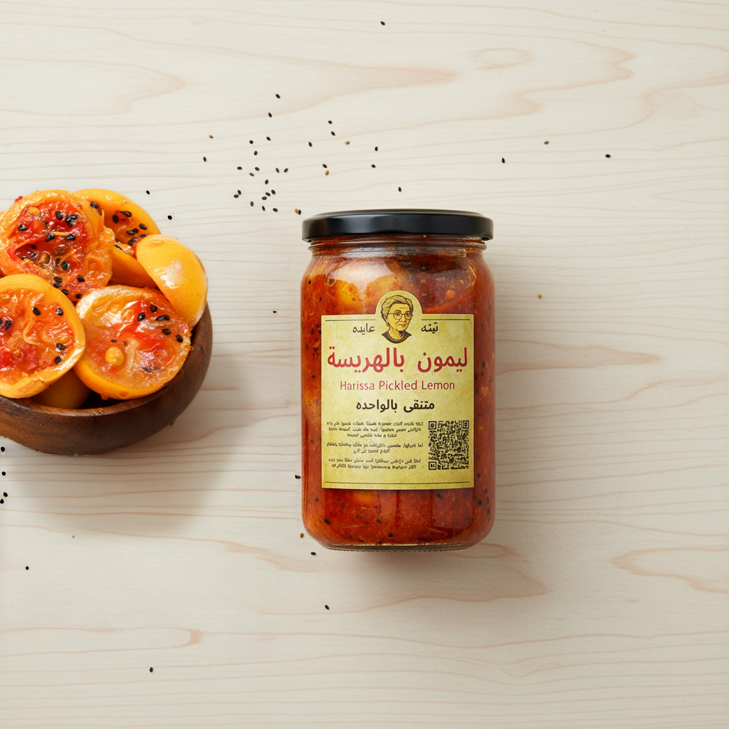 Half-Preserved Lemons with Harissa