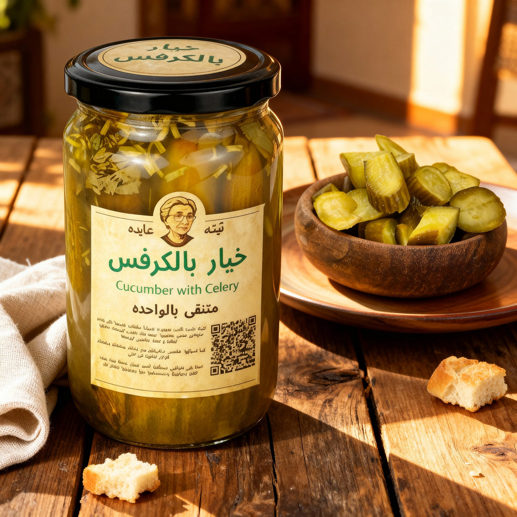 Low-Salt Cucumbers with Celery