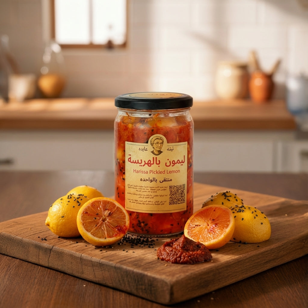 Half-Preserved Lemons with Harissa